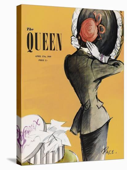 The Queen - Saffron-The Vintage Collection-Stretched Canvas