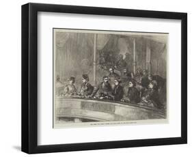 The Queen, the German Empress, and Royal Party, at the Royal Albert Hall-Charles Robinson-Framed Premium Giclee Print
