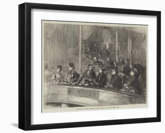 The Queen, the German Empress, and Royal Party, at the Royal Albert Hall-Charles Robinson-Framed Giclee Print