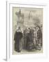 The Queen Unveiling the Scottish National Albert Memorial at Edinburgh-null-Framed Giclee Print