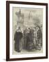 The Queen Unveiling the Scottish National Albert Memorial at Edinburgh-null-Framed Giclee Print