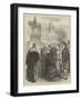 The Queen Unveiling the Scottish National Albert Memorial at Edinburgh-null-Framed Giclee Print