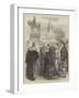 The Queen Unveiling the Scottish National Albert Memorial at Edinburgh-null-Framed Giclee Print