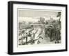 The Queen Viewing the Fourth of June Eton Procession of Boats-Thomas Walter Wilson-Framed Giclee Print