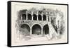 The Queen Visiting the Bargello Palace, Florence Italy, 1888-null-Framed Stretched Canvas