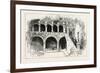 The Queen Visiting the Bargello Palace, Florence Italy, 1888-null-Framed Giclee Print