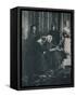 The Queen, with the Prince of Wales, the Princess Royal and the Princess Alice, in 1862, c1862, (1-William Samuel Bambridge-Framed Stretched Canvas