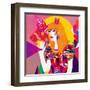 The Queen-Diela Maharanie-Framed Art Print