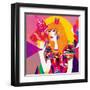 The Queen-Diela Maharanie-Framed Art Print