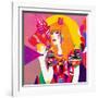 The Queen-Diela Maharanie-Framed Art Print