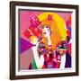 The Queen-Diela Maharanie-Framed Art Print