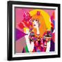 The Queen-Diela Maharanie-Framed Art Print