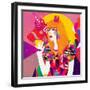 The Queen-Diela Maharanie-Framed Art Print