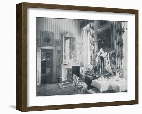 The Queens Dressing Room at Windsor Castle, c1899, (1901)-HN King-Framed Photographic Print