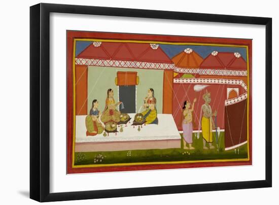 The Queens Eat the Blessed Food-null-Framed Giclee Print