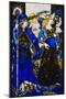 The Queens of Sheba, Meath and Connaught'. 'Queens', Nine Glass Panels Acided, Stained and…-Harry Clarke-Mounted Giclee Print