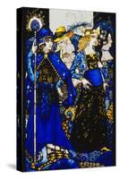 The Queens of Sheba, Meath and Connaught'. 'Queens', Nine Glass Panels Acided, Stained and…-Harry Clarke-Stretched Canvas