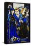 The Queens of Sheba, Meath and Connaught'. 'Queens', Nine Glass Panels Acided, Stained and…-Harry Clarke-Framed Stretched Canvas