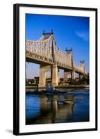 The Queensboro (59th Street) Bridge to Queens-null-Framed Photographic Print