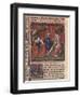 The Quest For the Holy Grail and Arthurs Death, Part of the Manuscript Lancelot of the Lake-null-Framed Giclee Print