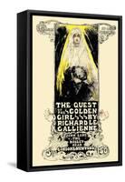 The Quest of the Golden Girl, by Richard Le Gallienne-Ethel Reed-Framed Stretched Canvas
