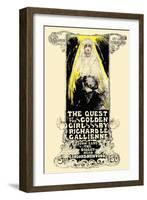 The Quest Of The Golden Girl, By Richard Le Gallienne-Ethel Reed-Framed Art Print