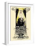 The Quest Of The Golden Girl, By Richard Le Gallienne-Ethel Reed-Framed Art Print