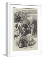 The Question of the Retention of Cyprus, Sketches in the Island-Frederic De Haenen-Framed Giclee Print