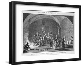 The Questioning, 1722-Bernard Picart-Framed Giclee Print