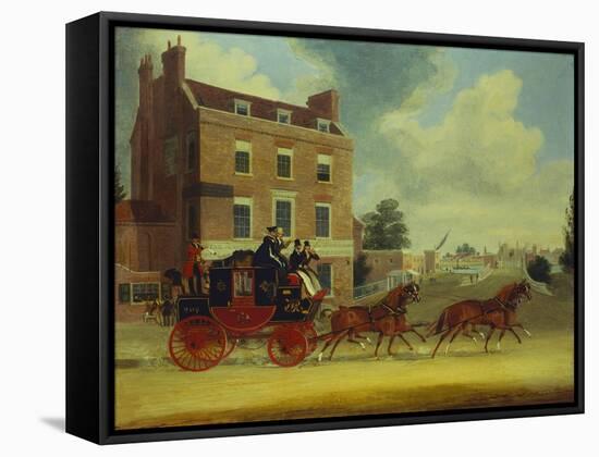 The Quicksilver Royal Mail-James Pollard-Framed Stretched Canvas