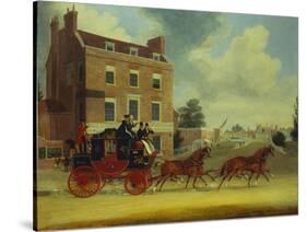 The Quicksilver Royal Mail-James Pollard-Stretched Canvas