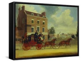 The Quicksilver Royal Mail-James Pollard-Framed Stretched Canvas