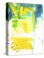 The Quiet Fight - Watercolor Abstract-Jennifer McCully-Stretched Canvas