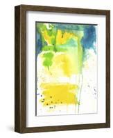 The Quiet Fight - Watercolor Abstract-Jennifer McCully-Framed Giclee Print