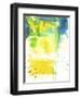 The Quiet Fight - Watercolor Abstract-Jennifer McCully-Framed Giclee Print