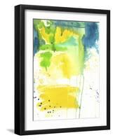 The Quiet Fight - Watercolor Abstract-Jennifer McCully-Framed Giclee Print