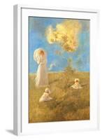 The Quiet, Gaetano Previati-null-Framed Giclee Print