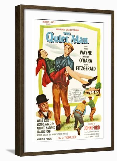 The Quiet Man, 1952-null-Framed Art Print