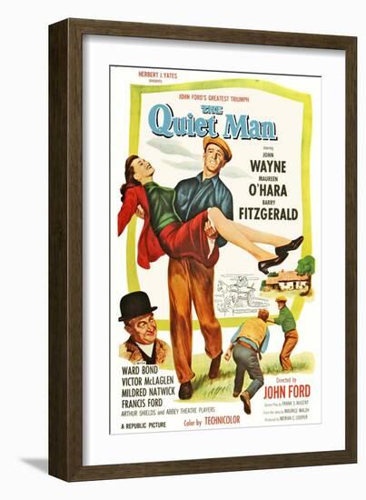 The Quiet Man, 1952-null-Framed Art Print