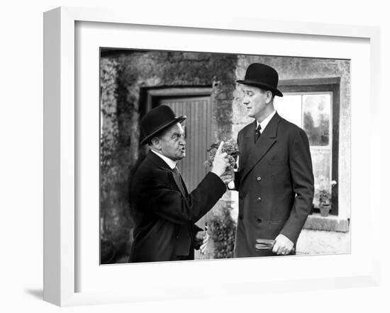 The Quiet Man, Barry Fitzgerald, John Wayne, 1952-null-Framed Photo