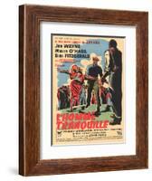 The Quiet Man, French Movie Poster, 1952-null-Framed Art Print