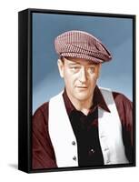 The Quiet Man, John Wayne, 1952-null-Framed Stretched Canvas