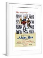 The Quiet Man, Maureen O'Hara, John Wayne, Barry Fitzgerald, 1952-null-Framed Art Print