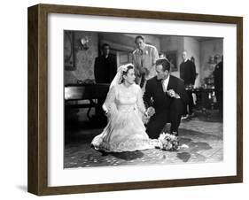 The Quiet Man, Maureen O'Hara, Victor McLaglen, John Wayne, Ward Bond, Barry Fitzgerald, 1952-null-Framed Photo