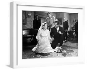 The Quiet Man, Maureen O'Hara, Victor McLaglen, John Wayne, Ward Bond, Barry Fitzgerald, 1952-null-Framed Photo