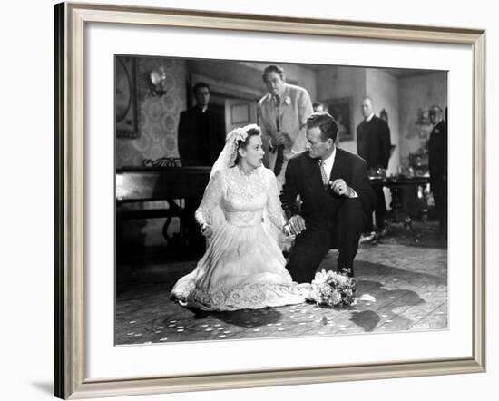 The Quiet Man, Maureen O'Hara, Victor McLaglen, John Wayne, Ward Bond, Barry Fitzgerald, 1952-null-Framed Photo