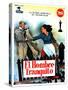 The Quiet Man, Spanish Movie Poster, 1952-null-Stretched Canvas