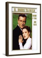 The Quiet Man, Spanish Movie Poster, 1952-null-Framed Art Print