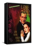 The Quiet Man, Spanish Movie Poster, 1952-null-Framed Stretched Canvas