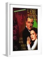 The Quiet Man, Spanish Movie Poster, 1952-null-Framed Art Print